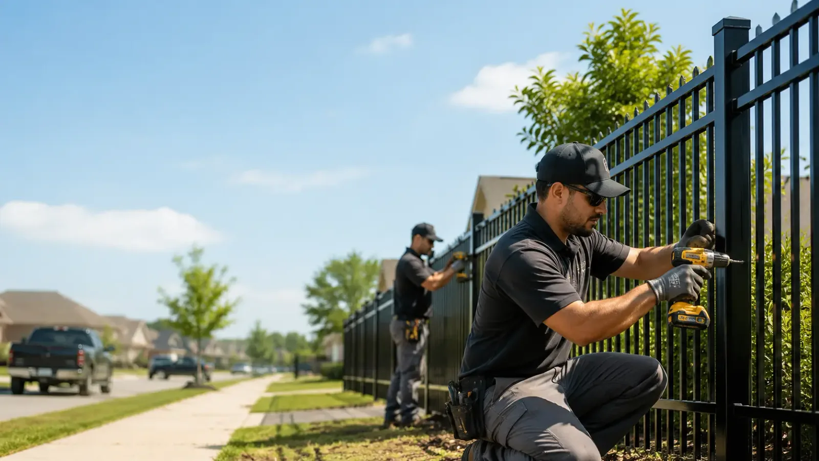 Metal Fence Installation in Roanoke, AL